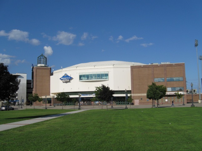 Webster Bank Arena Exterior
